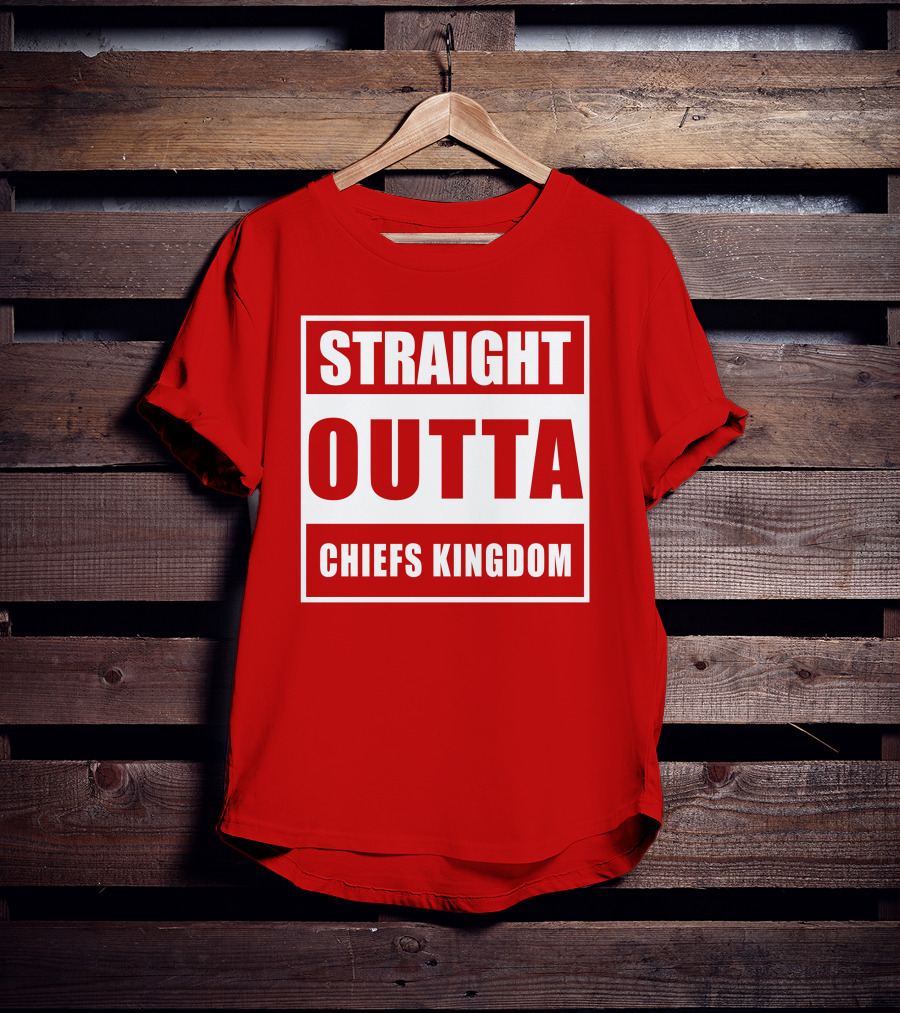 Straight Outta Chiefs Kingdom Red Friday Fan T-Shirt