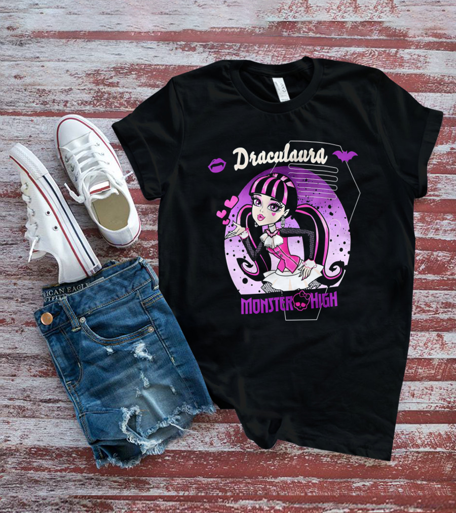 Draculaura Monster High Boyfriend Fit Girls T-Shirt