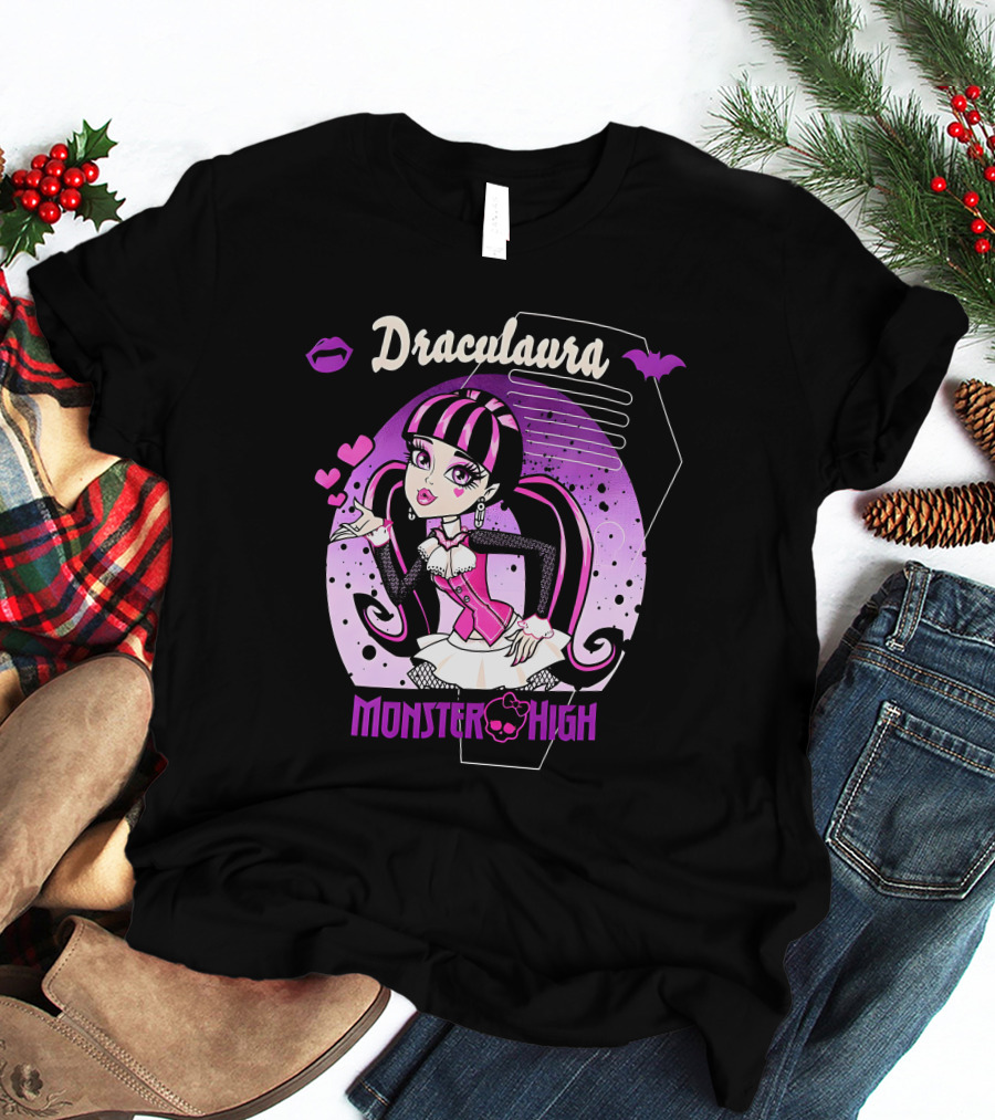 Draculaura Monster High Boyfriend Fit Girls T-Shirt