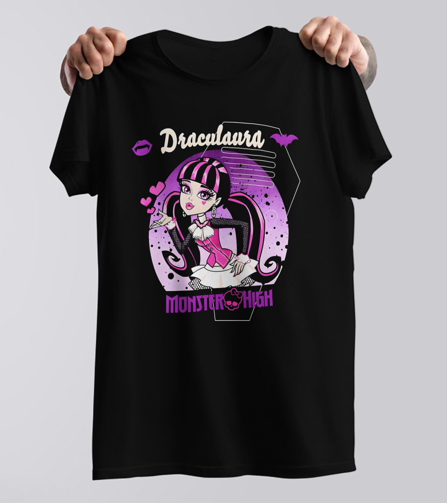 Draculaura Monster High Boyfriend Fit Girls T-Shirt