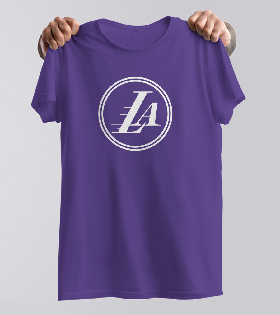 Anthony Davis Los Angeles Lakers LA Circle T-Shirt