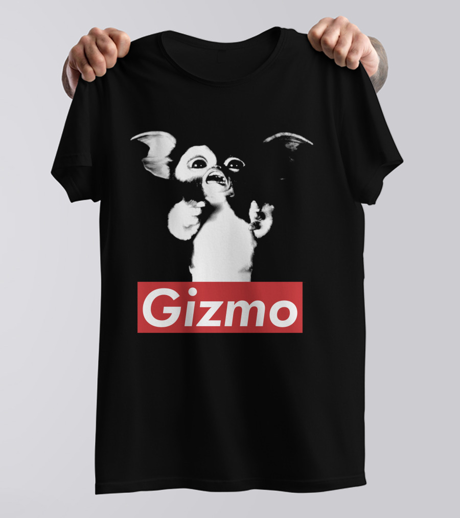 Gizmo Gremlins Vintage Style Black And White Image T-Shirt