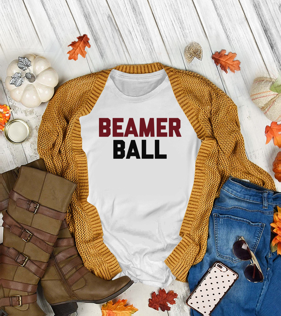 Beamer Ball White Shirt South Carolina Football Game Day T-Shirt