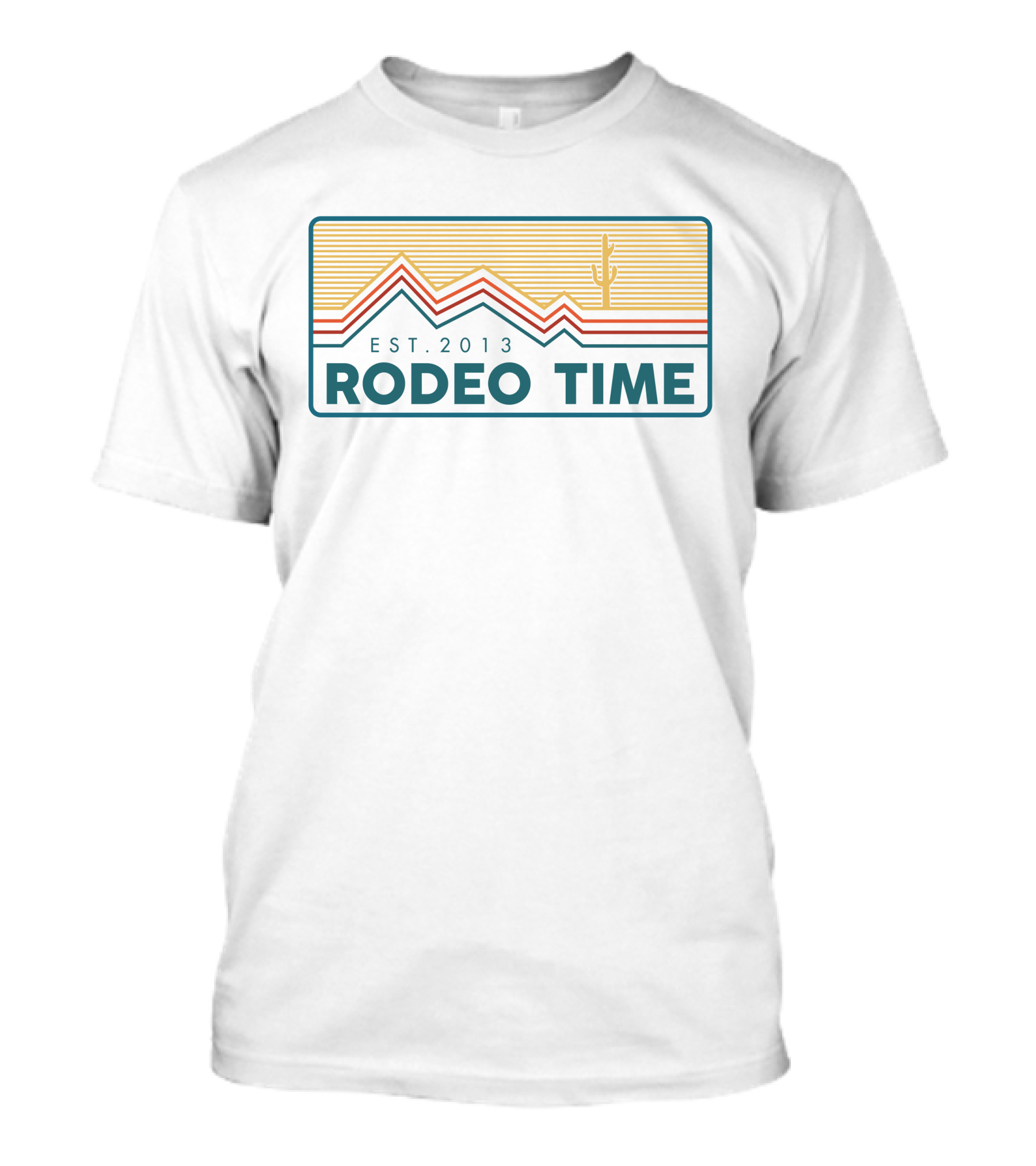 EST. 2013 Rodeo Time Dale Brisby White Summit T-Shirt