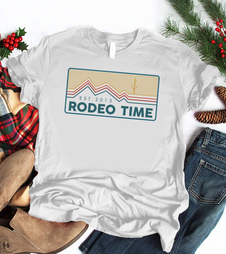 EST. 2013 Rodeo Time Dale Brisby White Summit T-Shirt