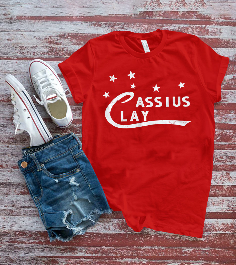 Patriot Cassius Clay Stars Red T-Shirt