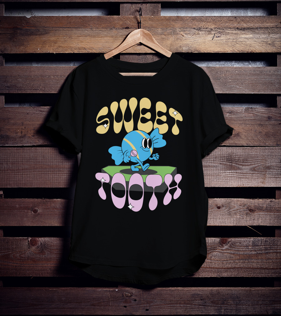 Sweet Tooth Candy Character Fun T-Shirt