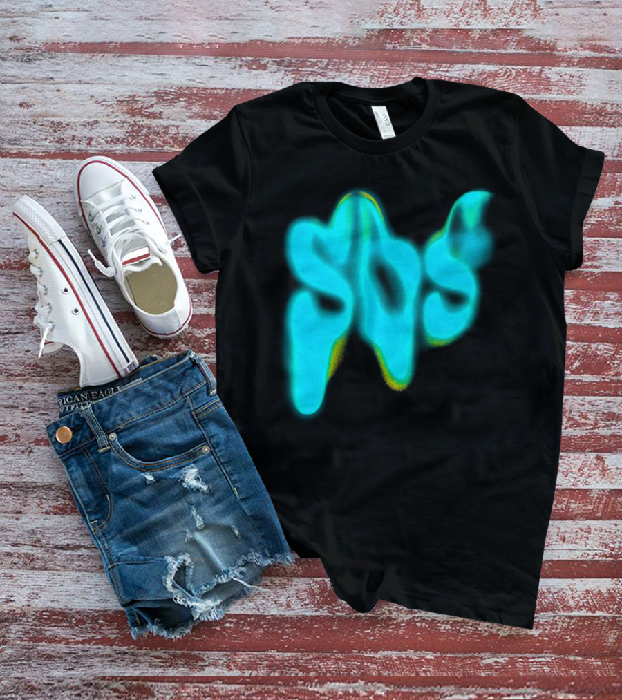 Sza SOS Neon Glow Image T-Shirt