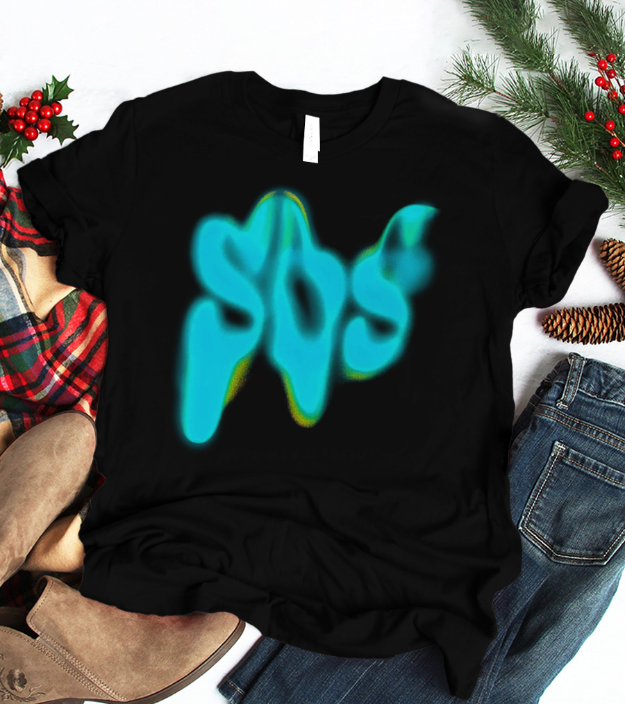 Sza SOS Neon Glow Image T-Shirt