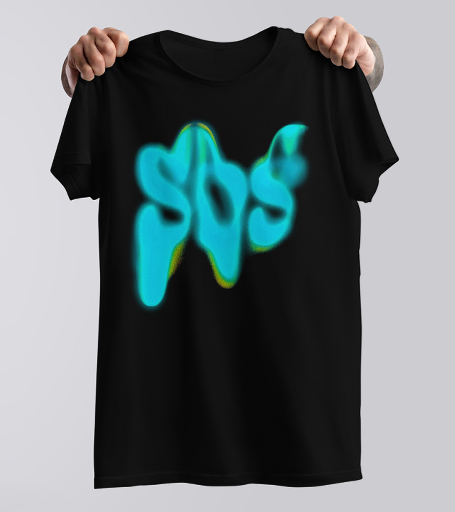 Sza SOS Neon Glow Image T-Shirt