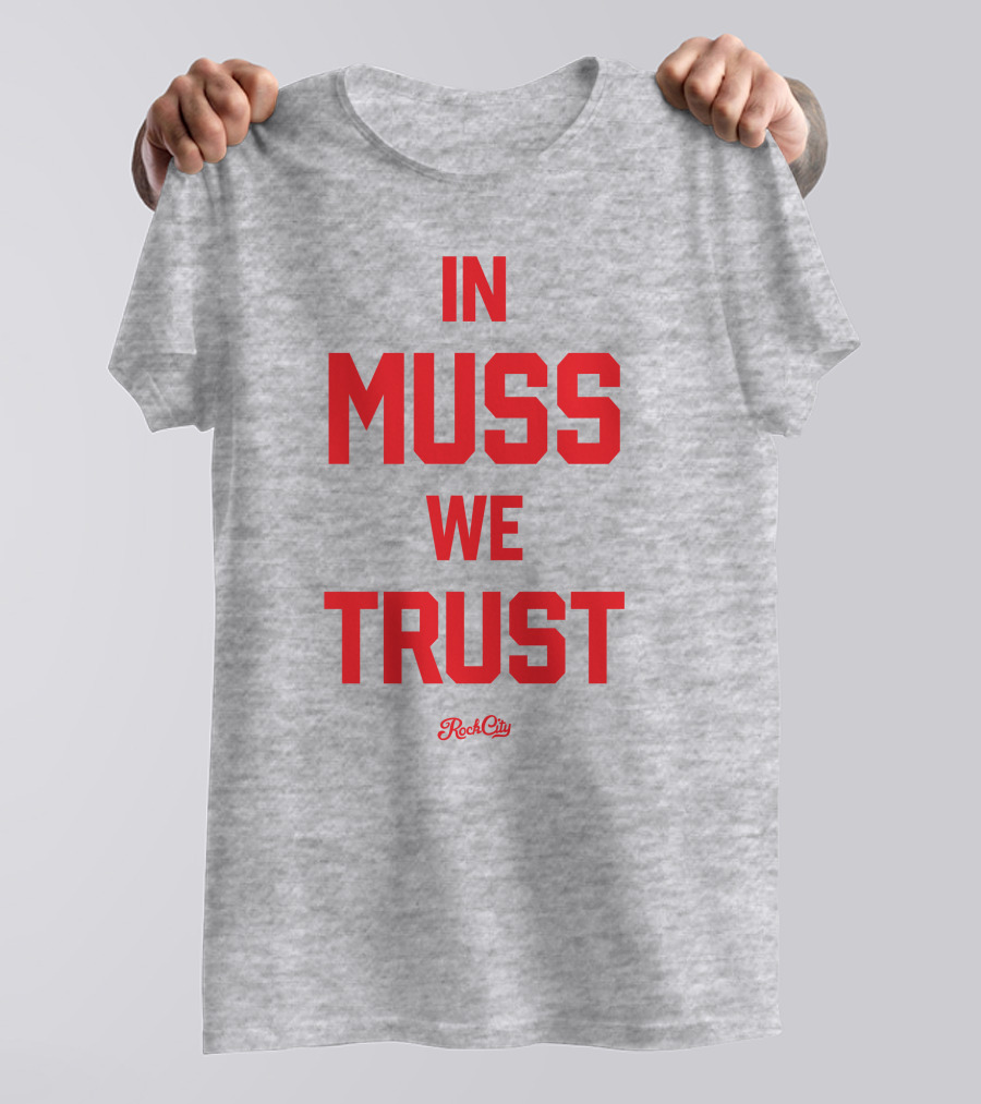 In Muss We Trust Rock City Grey T-Shirt