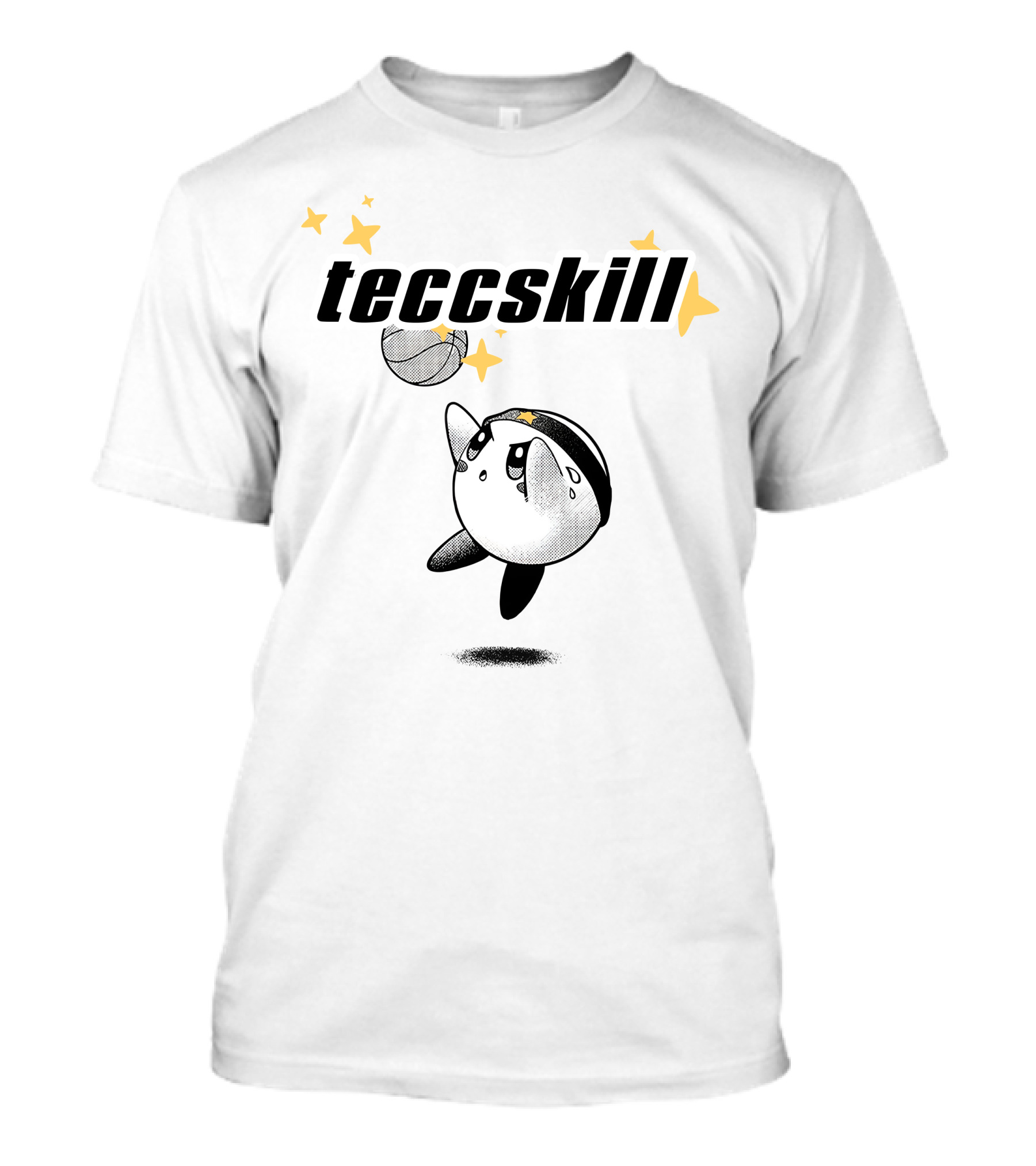 Teccskill Kirby Basketball Star Sparkle T-Shirt