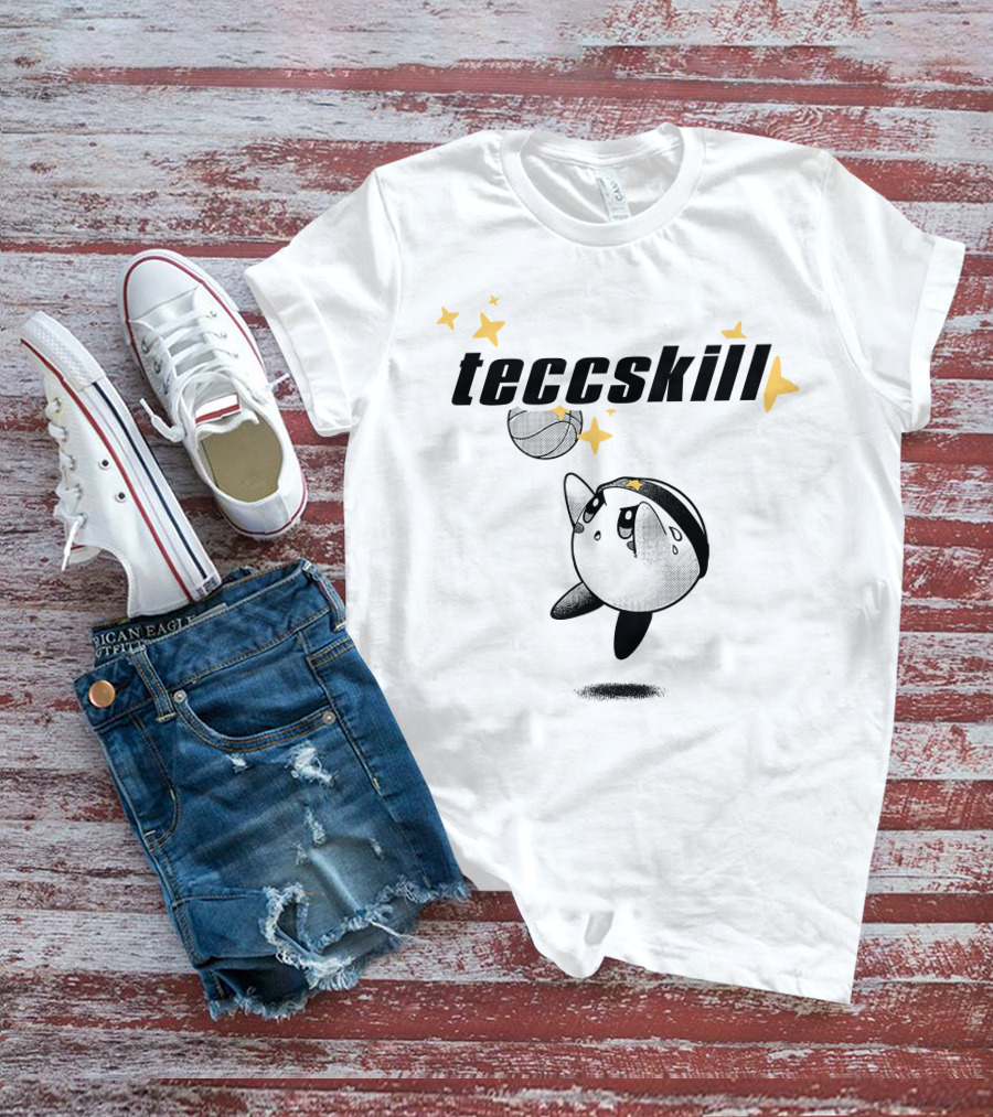 Teccskill Kirby Basketball Star Sparkle T-Shirt