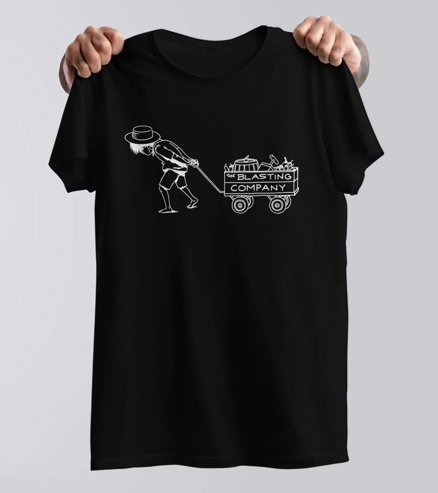 The Blasting Company Wagon Pulling Figure T-Shirt