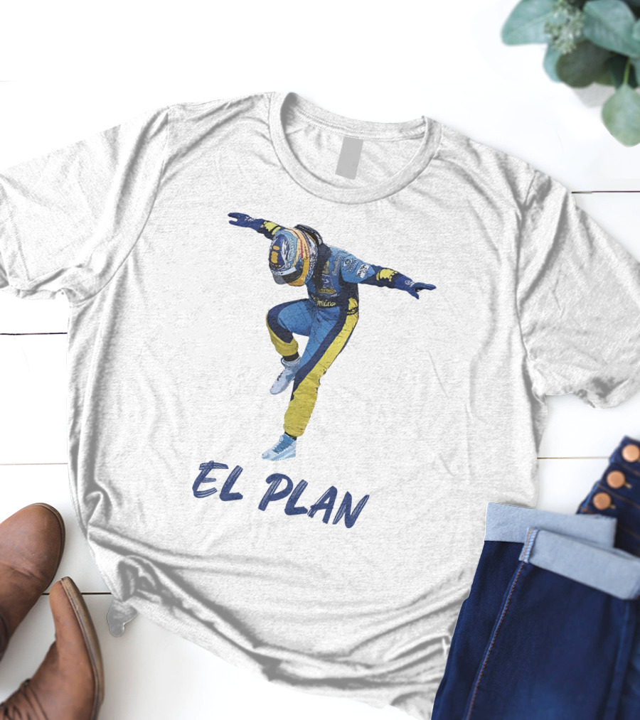 F1 El Plan Racing Celebration NBA Santi Aldama T-Shirt