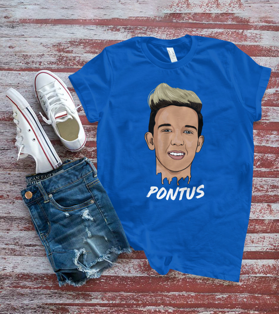 Pontus Rasmusson Merch Blue Portrait Pontus T-Shirt