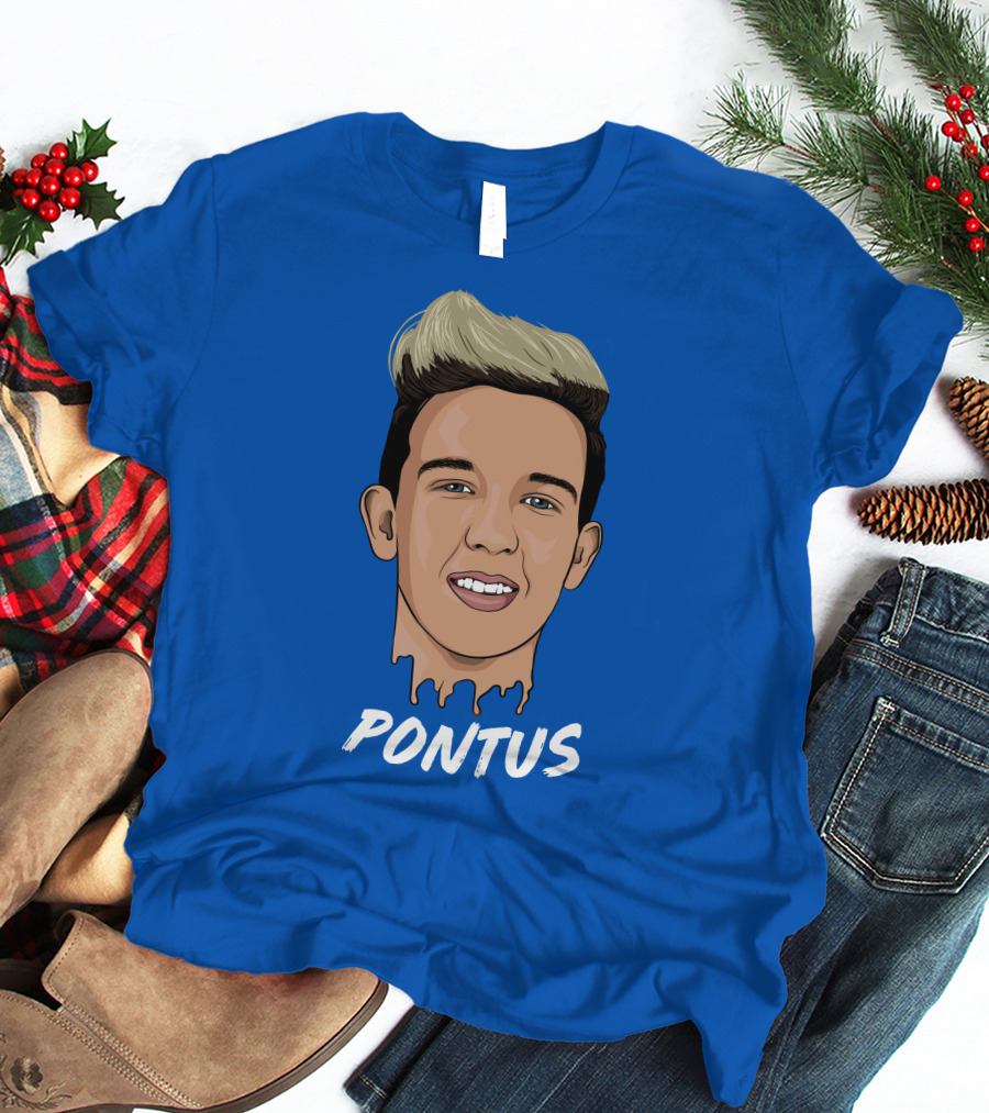 Pontus Rasmusson Merch Blue Portrait Pontus T-Shirt