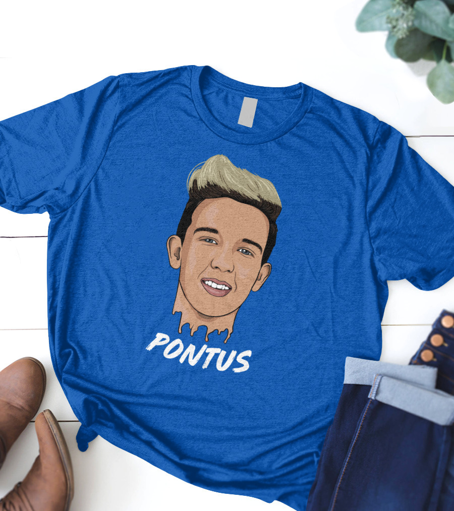 Pontus Rasmusson Merch Blue Portrait Pontus T-Shirt