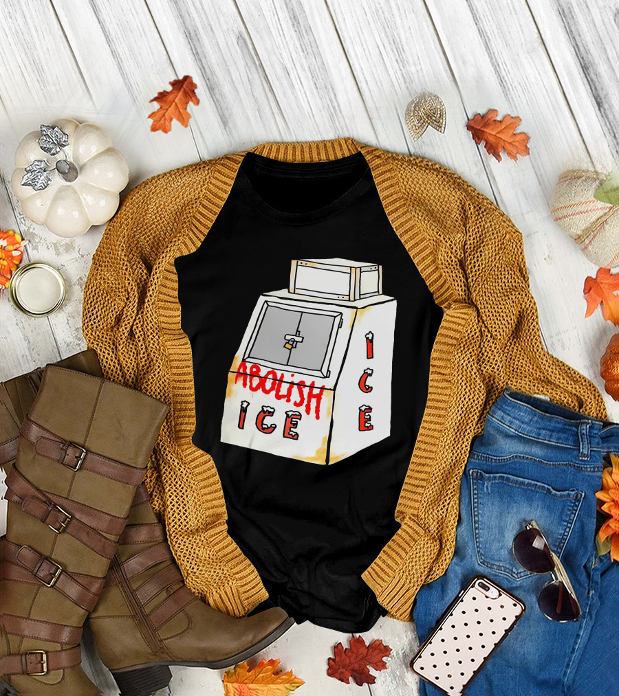 Abolish Ice Aoc Merch Ice Vending Machine T-Shirt