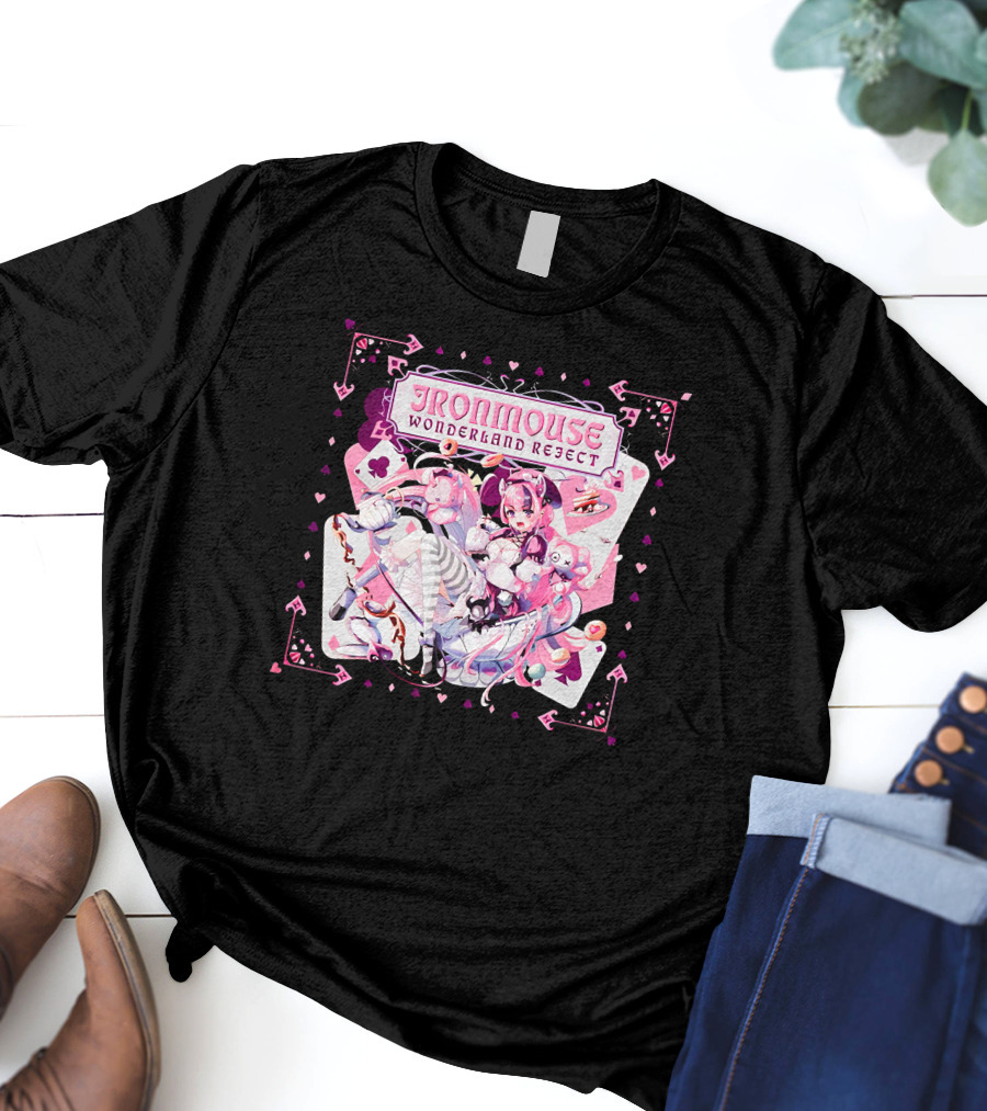 Ironmouse Wonderland Reject Alice-Inspired Fantasy Adventure T-Shirt