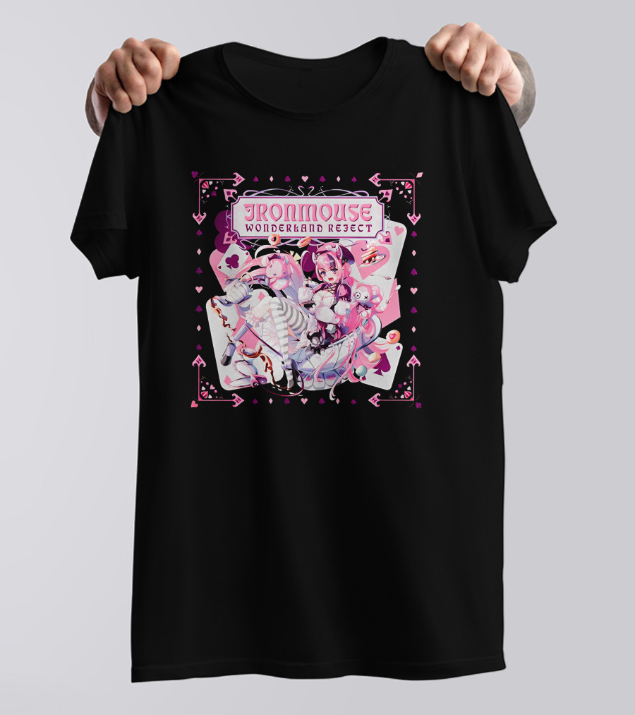 Ironmouse Wonderland Reject Alice-Inspired Fantasy Adventure T-Shirt
