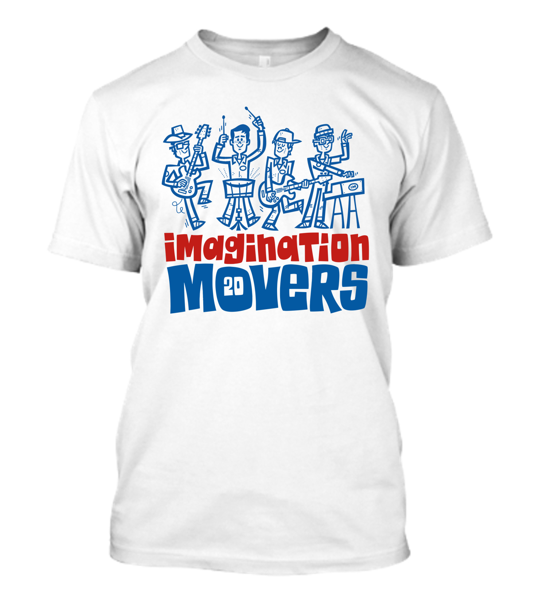 Imagination Movers Band Cartoon Characters 20 T-Shirt