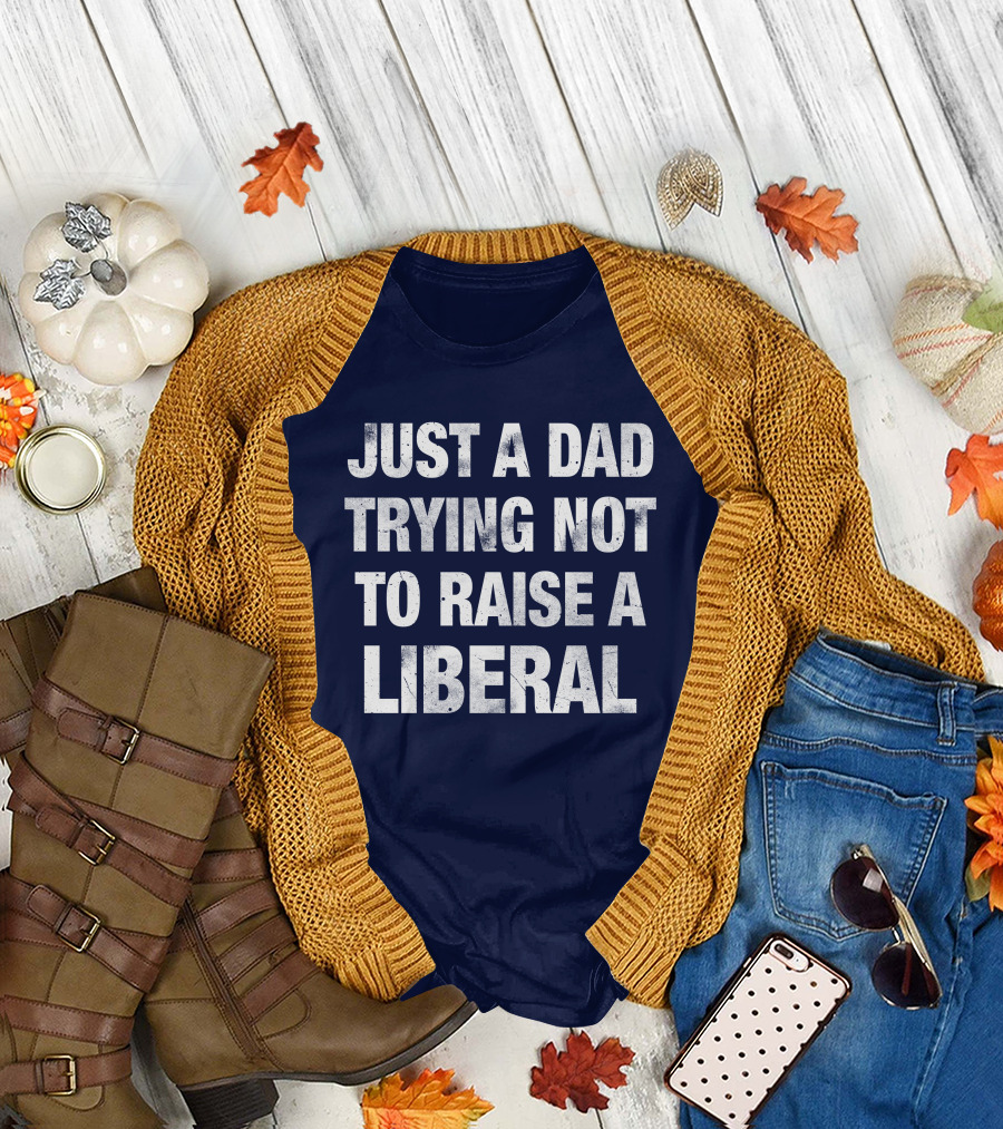 Zeek Arkham Just A Dad Trying Not To Raise A Liberal T-Shirt