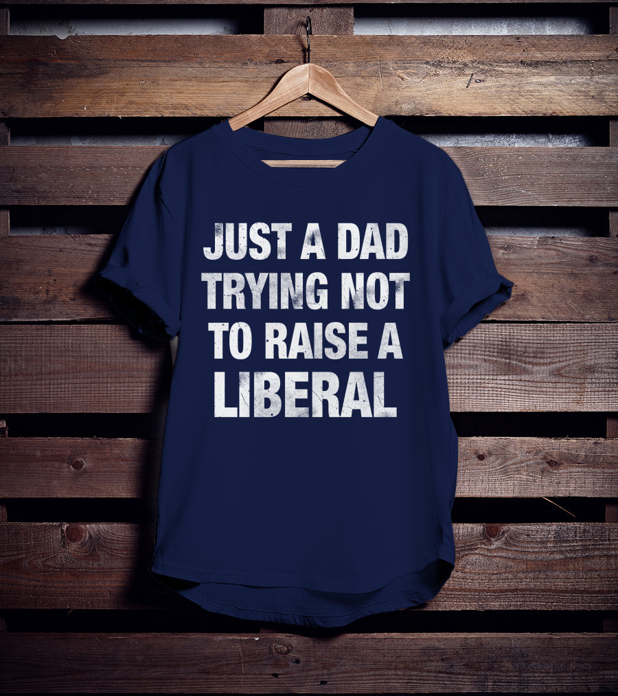 Zeek Arkham Just A Dad Trying Not To Raise A Liberal T-Shirt