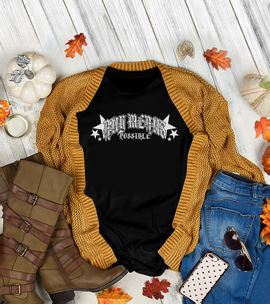 Amp Merch Any Means Possible Possible Stars T-Shirt