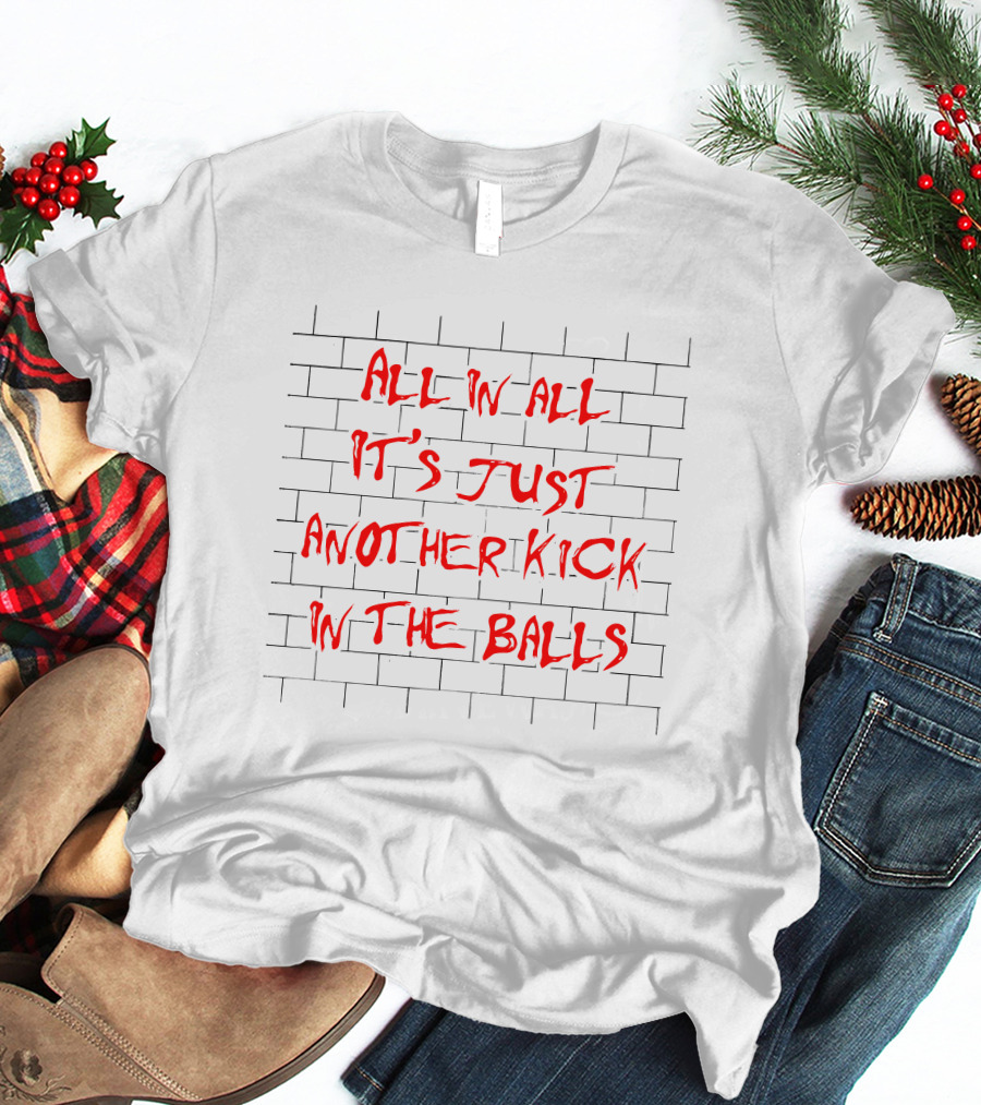 All In All It's Just Another Kick In The Balls The Good Brick Wall T-Shirt