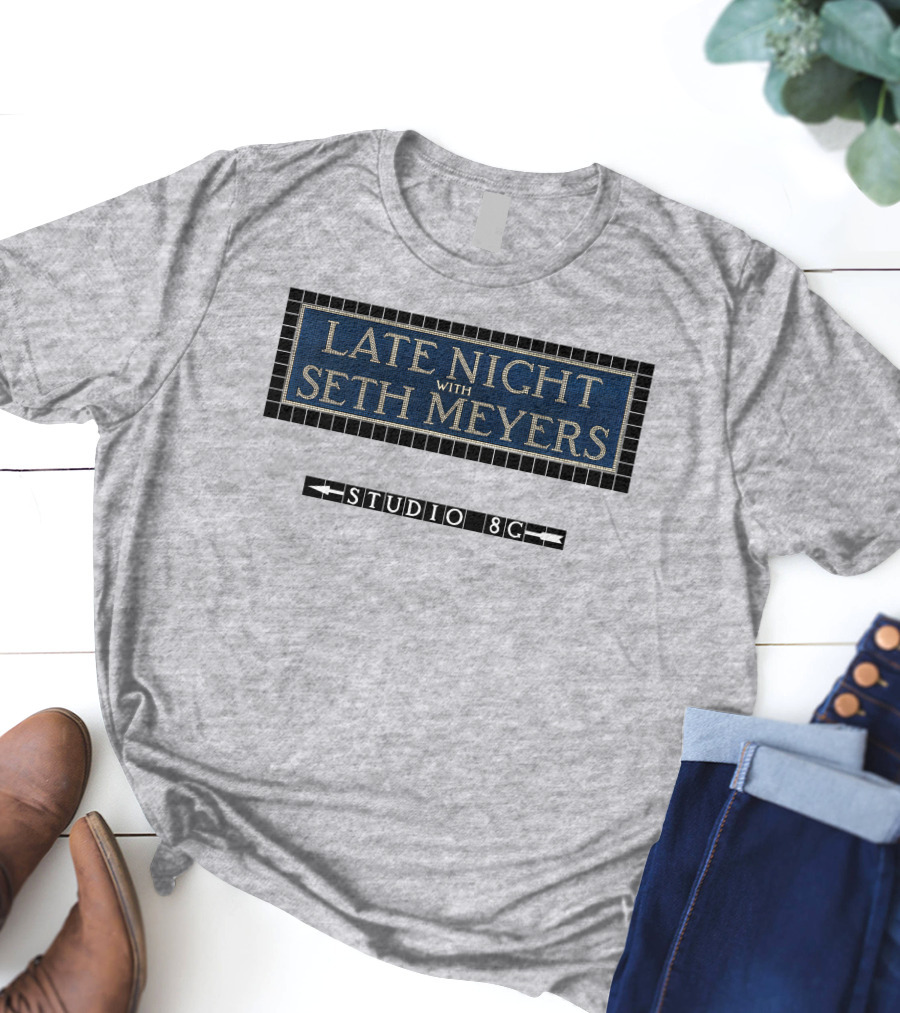 Late Night With Seth Meyers Studio 8G Subway T-Shirt