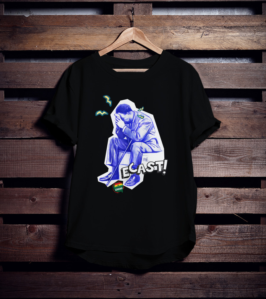 Enil Ecast Ghana Sitting Figure T-Shirt