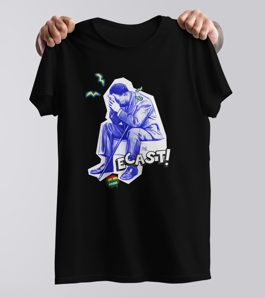 Enil Ecast Ghana Sitting Figure T-Shirt