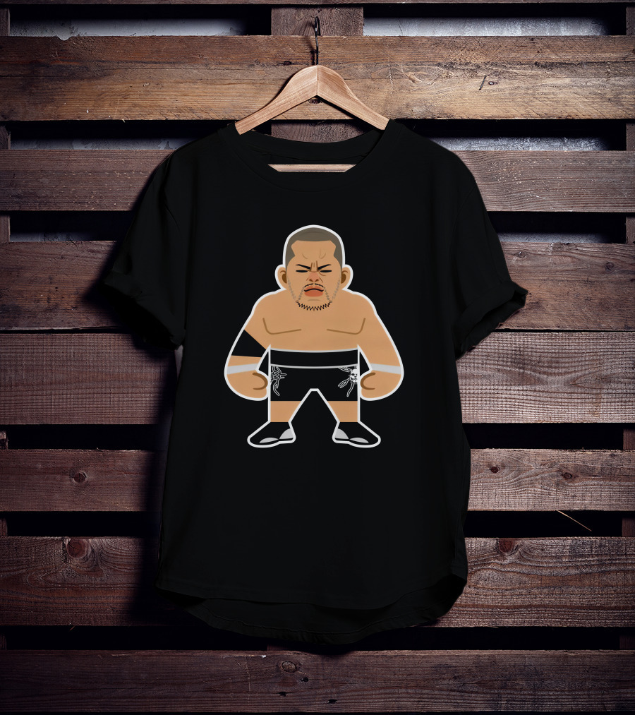 Tomohiro Ishii SD Character Cartoon Wrestler T-Shirt