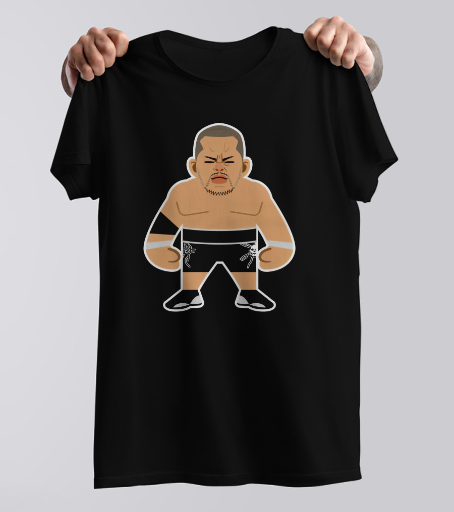 Tomohiro Ishii SD Character Cartoon Wrestler T-Shirt