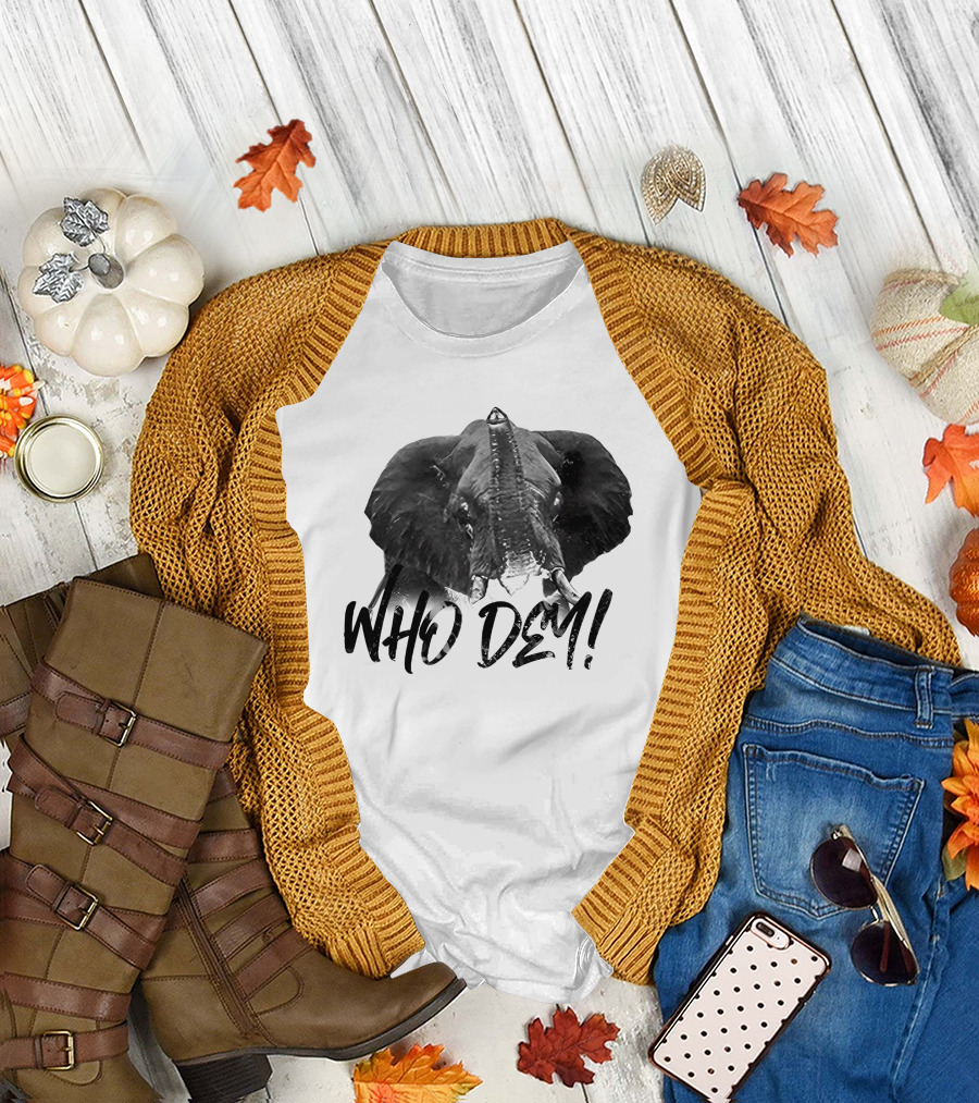 Phyna Merch Elephants Who Dem T-Shirt