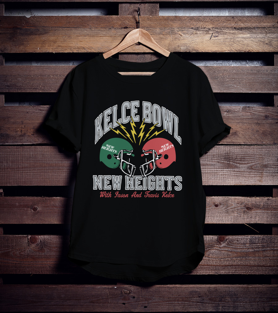 New Heights Kelce Bowl New Heights With Jason And Travis Kelce T-Shirt