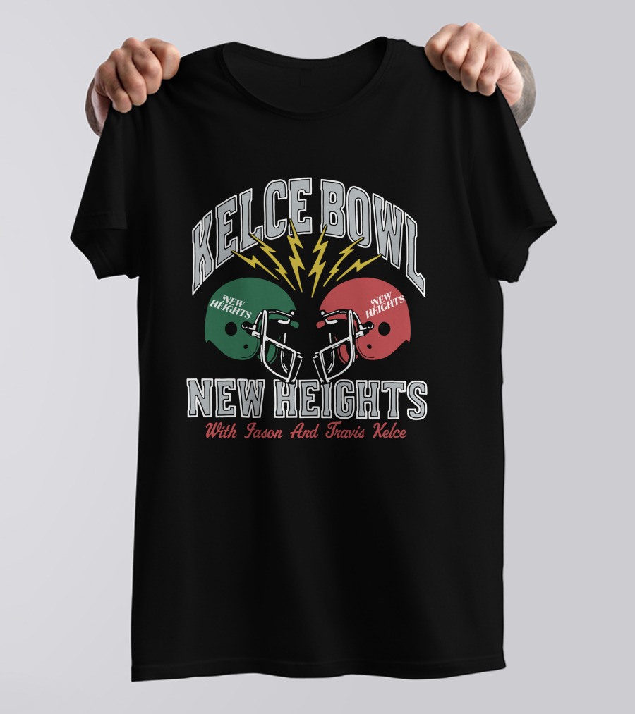 New Heights Kelce Bowl New Heights With Jason And Travis Kelce T-Shirt
