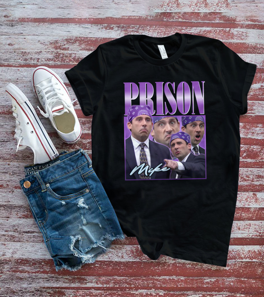 Saraya AEW Prison Mike Purple Bandana Faces T-Shirt