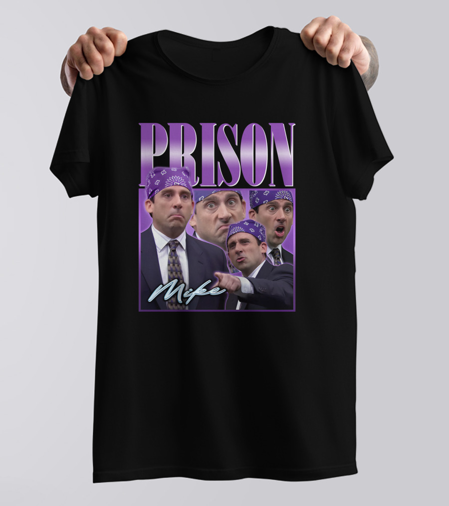 Saraya AEW Prison Mike Purple Bandana Faces T-Shirt