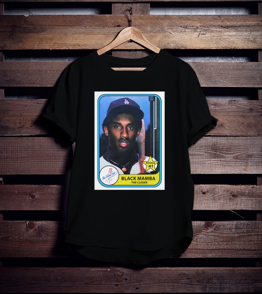 The Forest Lab Black Mamba The Closer Rookie #1 Vintage Sports Card T-Shirt