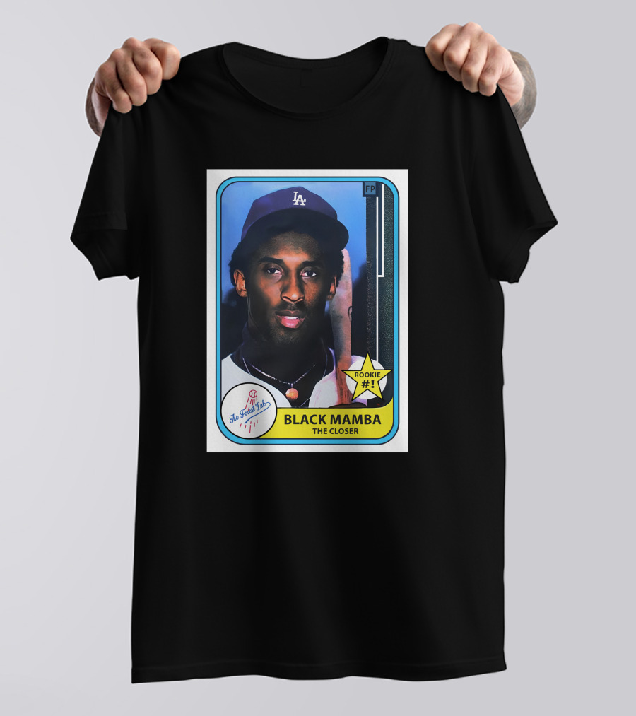 The Forest Lab Black Mamba The Closer Rookie #1 Vintage Sports Card T-Shirt