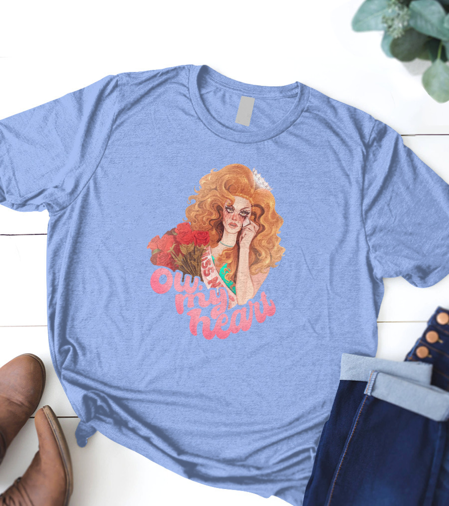 Ow My Heart Mybestjudy Pageant Roses T-Shirt