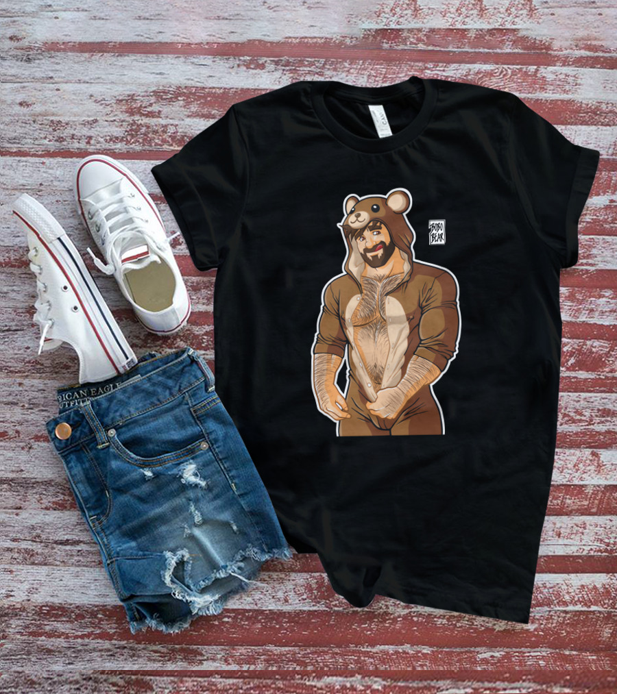 Adam Loves Teddy Bears Hobo Bear Onesie T-Shirt