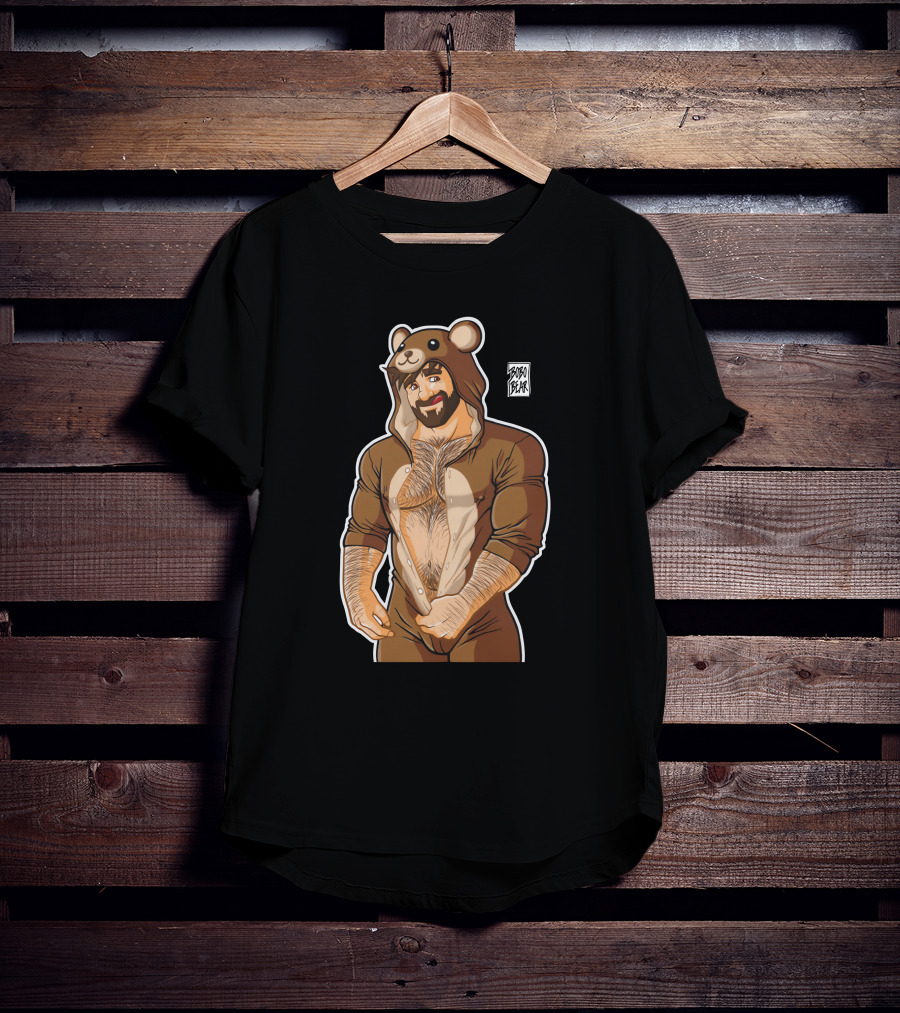 Adam Loves Teddy Bears Hobo Bear Onesie T-Shirt