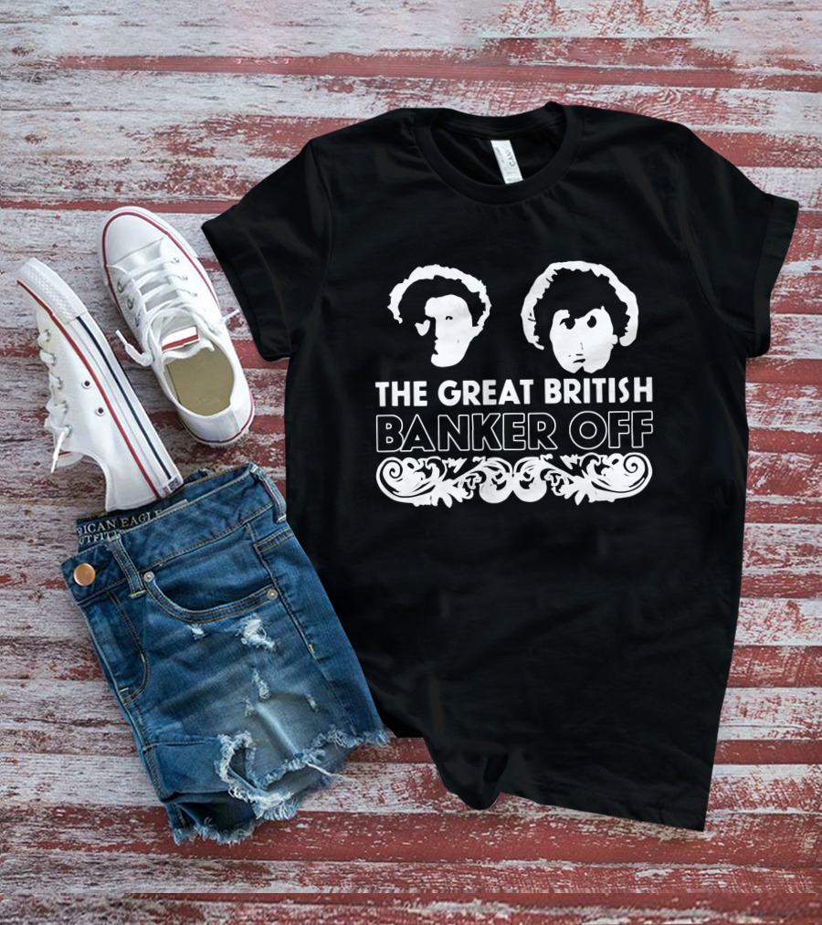The Great British Banker Off Silhouette Faces Iconic T-Shirt