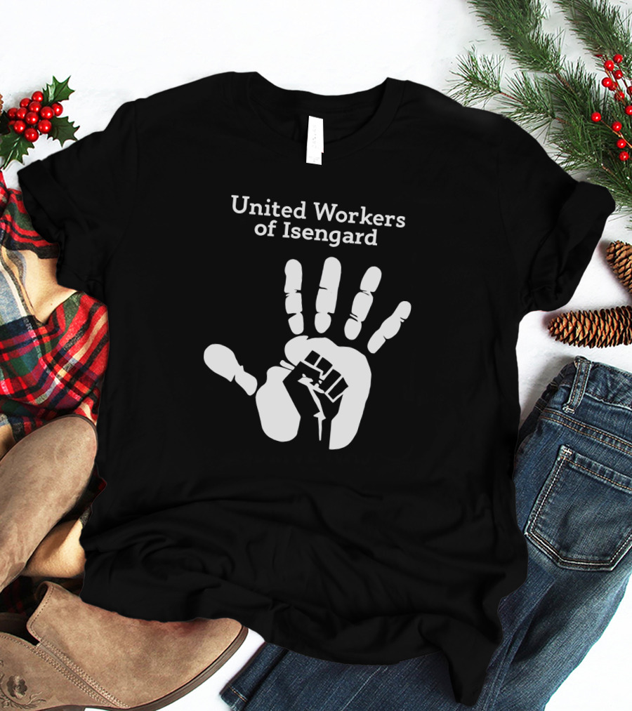 United Workers Of Isengard Handprint Fist T-Shirt