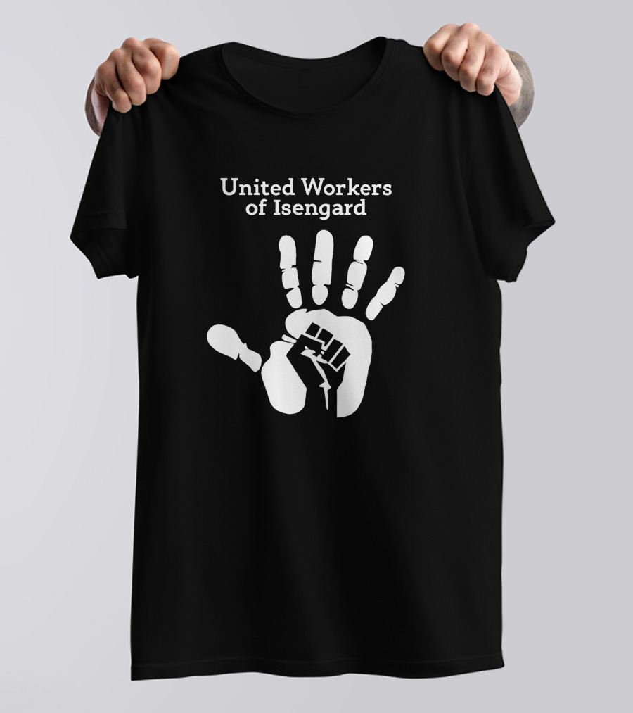 United Workers Of Isengard Handprint Fist T-Shirt