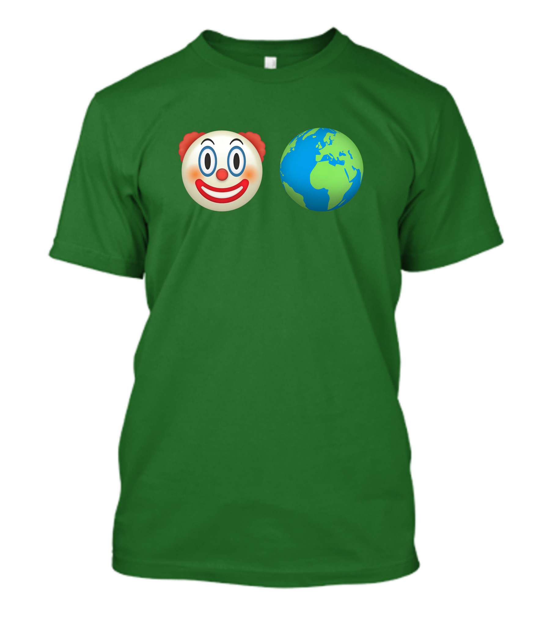 Clown Face Globe Emoji Clown World T-Shirt