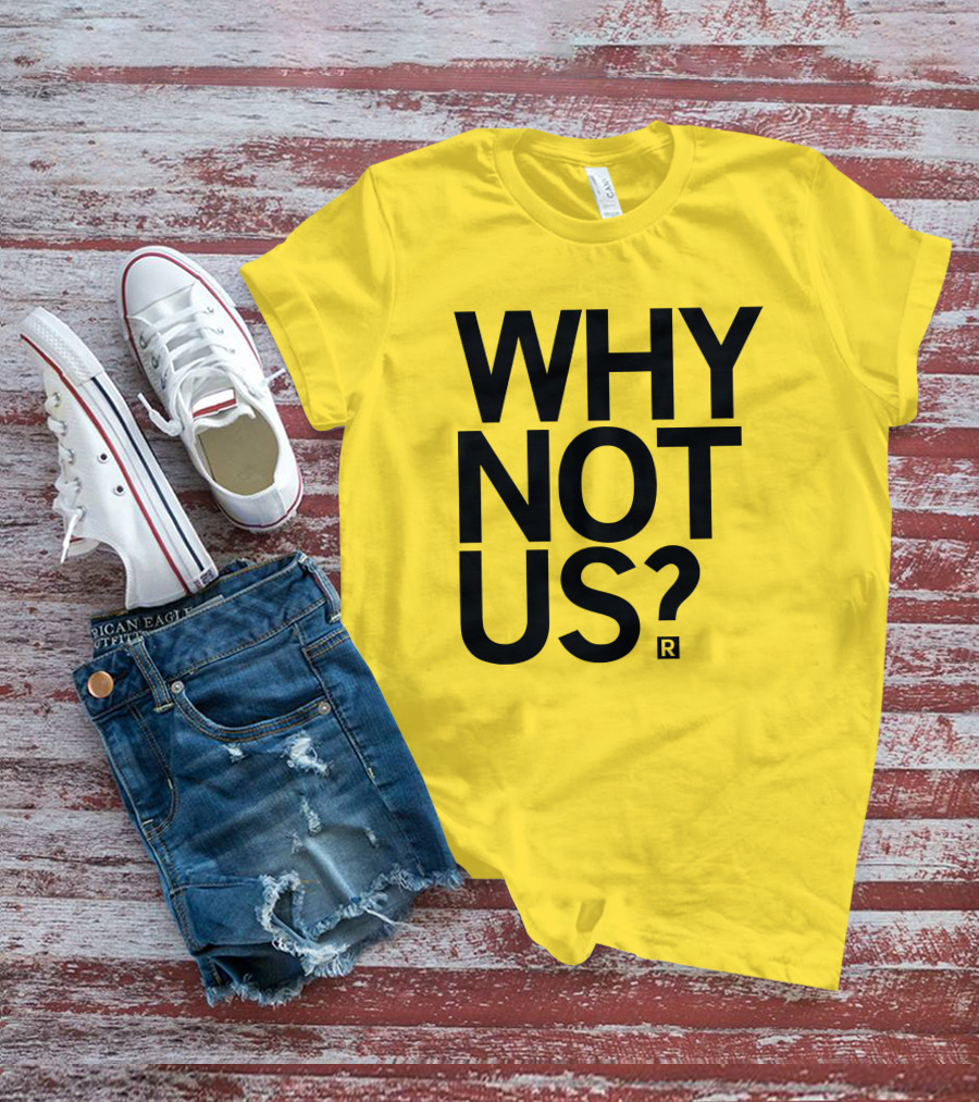 Holly Rowe Raygun Why Not Us? Gold T-Shirt